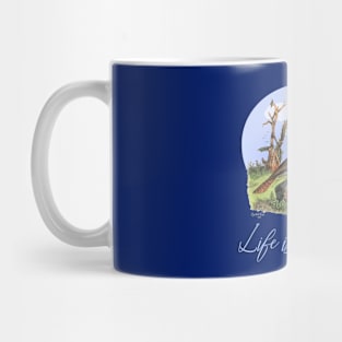 Wildlife Bird Illustration with Affirmation Mug